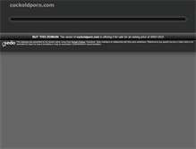 Tablet Screenshot of cuckoldporn.com